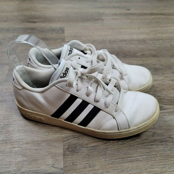 adidas Other - Adidas 3 Stripes Superstar Sneakers White Black Lace Up Low Top Casual Mens Sz 6